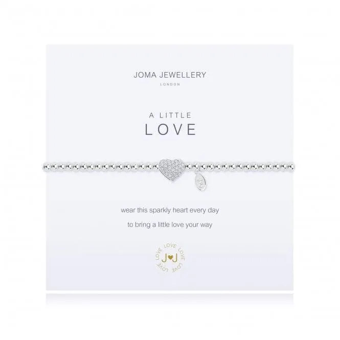 A Little Love Pave Heart Bracelet 852