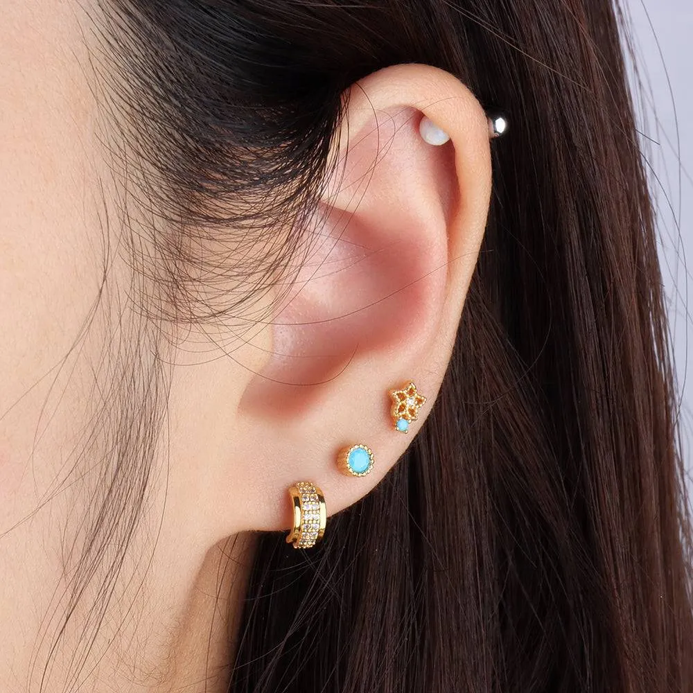 Basic Turquoise Stud