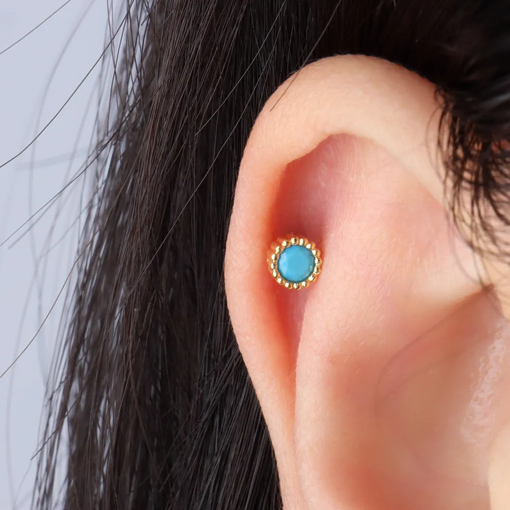 Basic Turquoise Stud