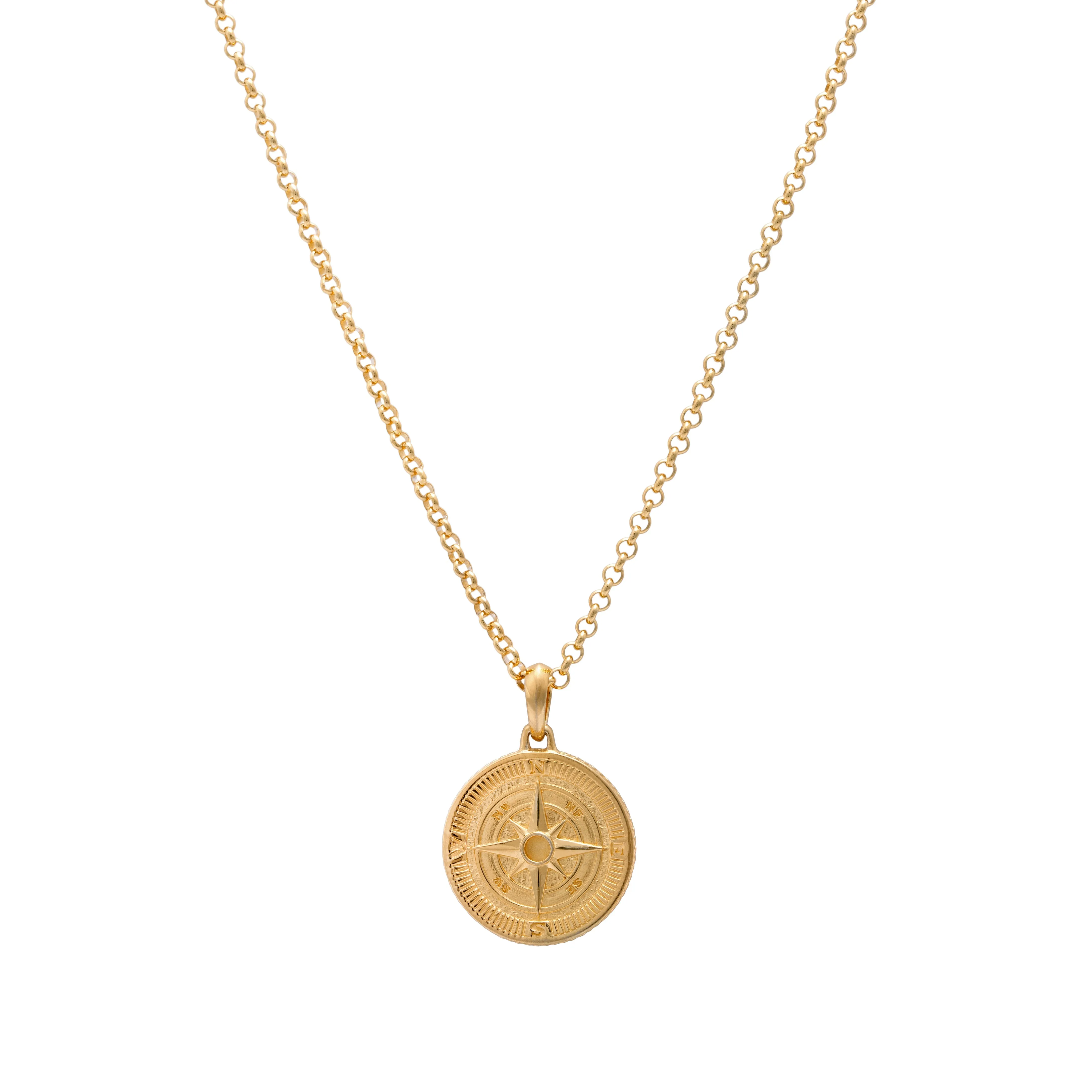 Compass Pendant (Gold)