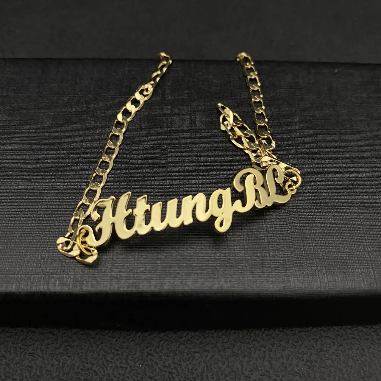 Custom Name Anklet Personalized Stainless Steel Gold Silver Color Jewelry with Crown Butterfly for Men Women Gift Custom Jewelry