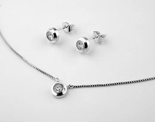 Elegant Jewelry Set Conjunto Joias With Austrian Crystal Stellux Zirconia Mother's Day Gift For Her