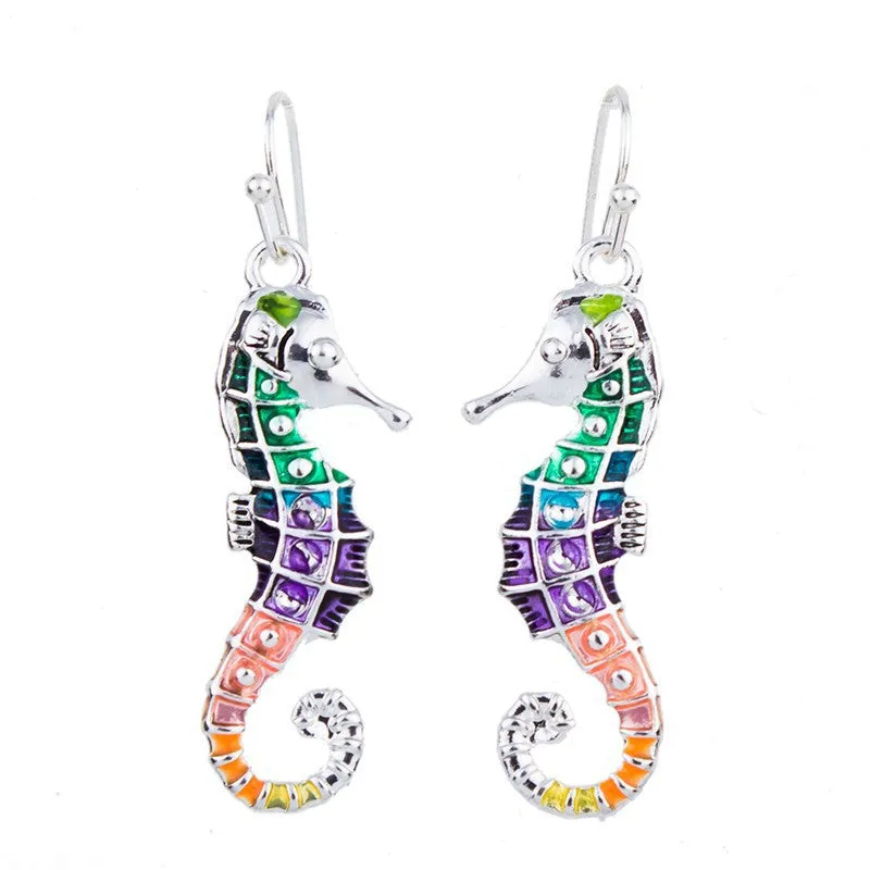 Fashion Jewelry Sets Hight Quality Necklace Sets For Women Jewelry Silver Plated Hippocampus Unique Design Party Gifts