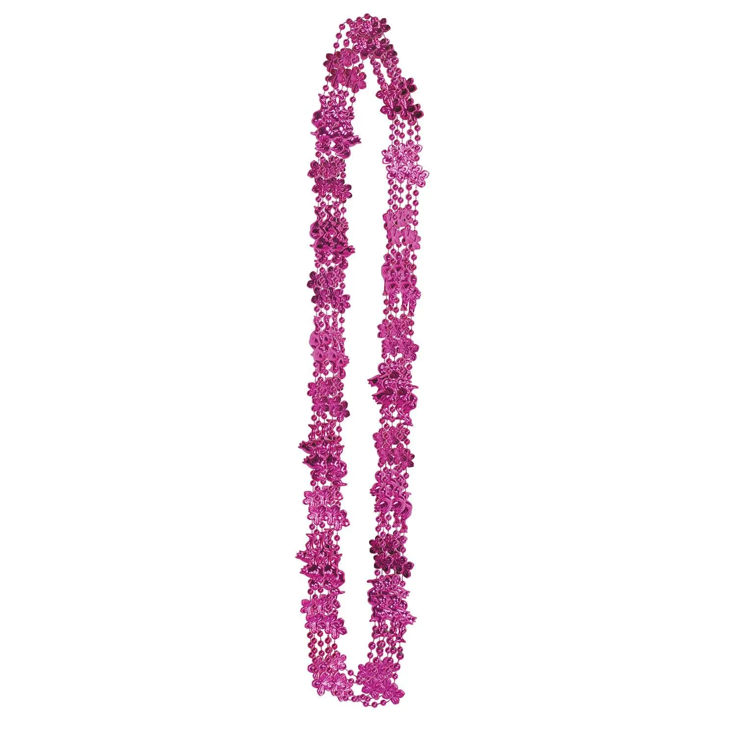 Luau Party Flamingo & Hibiscus Bead Necklaces (6 per Package)
