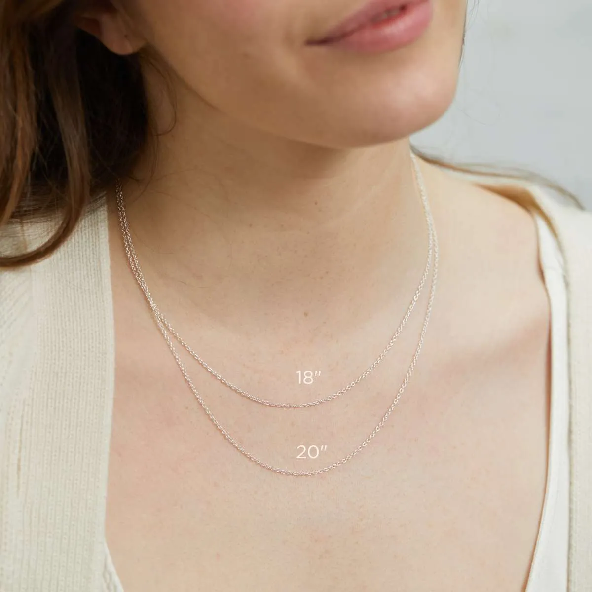 Marylebone Sterling Silver Fine Trace Chain
