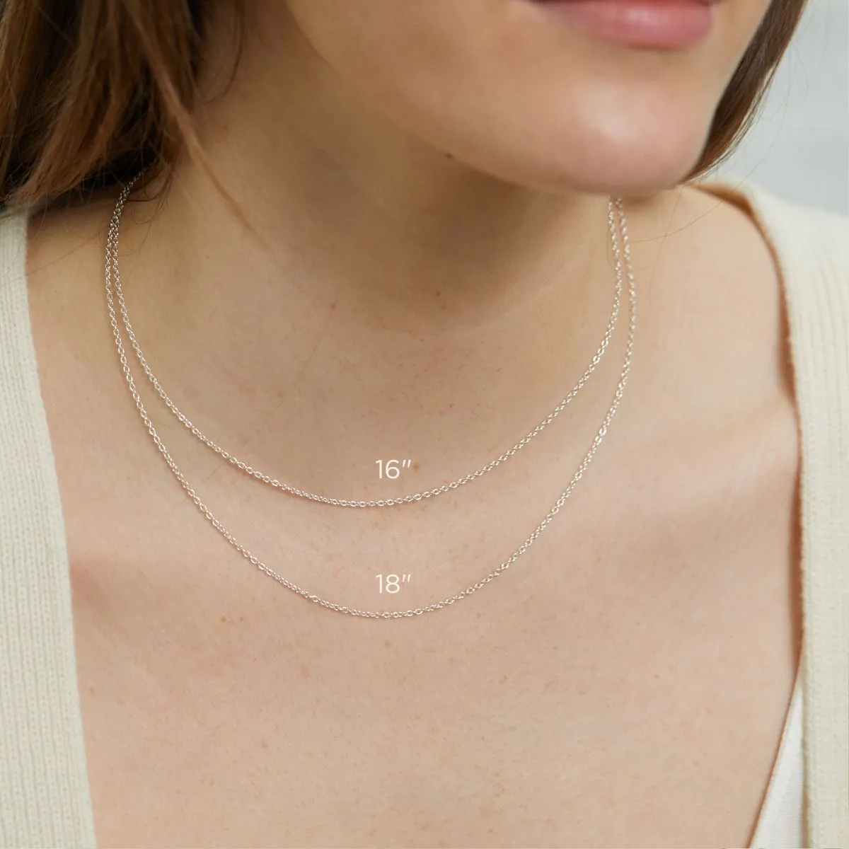 Marylebone Sterling Silver Fine Trace Chain